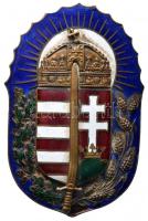 ~1921. "Vitézi Rend jelvény" dísztokban T:2 kis zománchiány Hungary ~1921. "The Hungarian Vitéz Order" enamelled badge in case C:XF small enamel missing