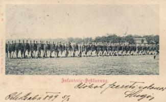 1899 Infanterie Defilierung, Verlag Alex J. Klein / K.u.K. military