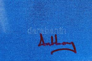 Anthony Austin: Lánchíd. Olaj, vászon, jelzett, 40×50 cm