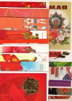 17 db főleg szovjet militaria lap