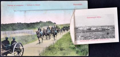 Hajmáskér tüzérség az országúton, leporello (fl)