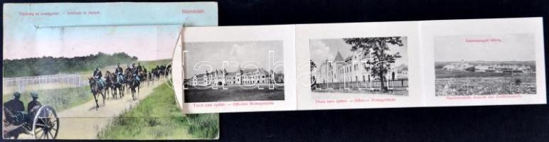 Hajmáskér tüzérség az országúton, leporello (fl)