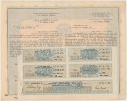 Budapest 1925. Magyar Királyság 5%-kal kamatozó Járadékkölcsön Államadóssági Kötvény 10.000.000K-ról...
