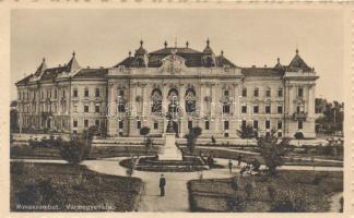 Rimaszombat, Vármegyeháza; Ifj. Rábely Miklós kiadása / county hall