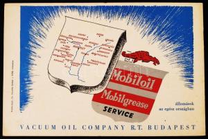 1939 Mobiloil humoros autó kellék reklám nyomtatvány / 
1939 Funny automobile accesories commercial ...