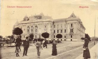 Rimaszombat, Vármegyeháza / county hall (fa)