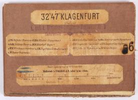 Klagenfurt és környéke katonai térkép / Klagenfurt and area map 40x50 cm