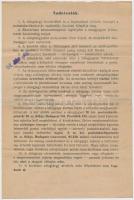 1944. "Magyar Királyi Postatakarékpénztár 20. számú fiókja" zálogjegye 20P-ről pecsétekkel...