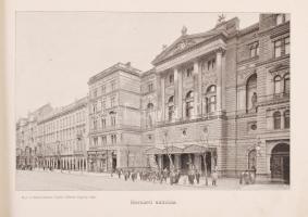 cca 1890 Klösz György: Budapest látkép-albuma 22p. 26x18 cm (dombornyomott borító sérült)