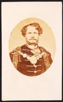 cca 1867 Andrássy Gyula miniszterelnök, keményhátú fotó, 6x10 cm