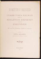 1897 Esketési beszéd ifj. Tisza Kálmán gróf és Keglevich Ilona grófnő esküvőjén... 10p