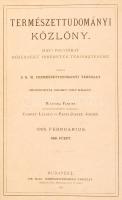 1905 Természettudományi közlöny 7 száma. Vegyes állapotú.