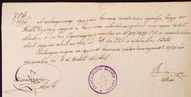 1920 Jogász, bírói és ügyvédi szakvizsga bizonyítvány