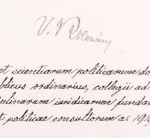 1917 Jogi diploma pergamenen