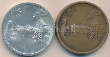 Csúcs Ferenc (1905-1999) 1969. "Budapesti Éremgyűjtők Egyesülete" piefort Ag (71,43g/0.800...