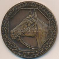 Németország DN "Sport Kartell Berlin" Br emlékérem (55mm) T:2 Germany ND "Sport Kartell Berlin" Br medal (55mm) C:XF