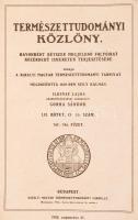 1914-1933 Természettudományi közlöny 36 db száma. Vegyes állapotban