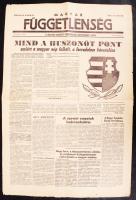 1956 Bp., Magyar Függetlenség, a Magyar Nemzeti Forradalmi Bizottmány lapja a forradalom híreivel, I. évfolyam 5. szám, 1956. november 2.