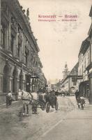 Brassó, Kronstadt; Hirser utca, Hirschergasse / street