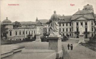 Eger, Eszterházy tér, Wahl Adolf kiadása