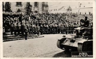 Kolozsvár, bevonulás / entry of the Hungarian troops, Horthy, tank, vissza So. Stpl (EK)