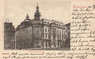 Kolozsvár, New York szálloda, Csiky Mihály üzlete; Kováts P. fiai kiadása / hotel, shop