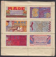 1918 MAOE emlékív (törött, sérült keret, gumihibák)