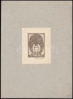 Kunst, Adolf (1882-1937): Ex Libris, Dora Joske. Rézkarc, papír, jelzett, 9x11 cm