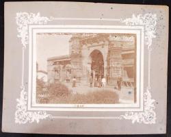 1910 Zsoldos Elek: Délkelet-ázsiai útján készített fotó. A pozítívon jelzett 28x22 cm