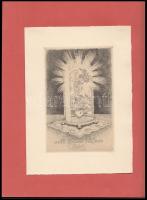 Volkert, Hans (1878-1945): Ex Libris, Walter, Margarete, Peter, Martin Vogel. Fametszet, papír, dúco...