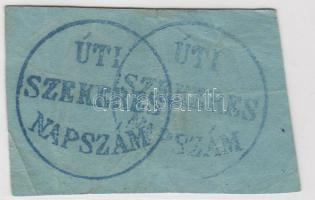 1840 körül "úti szekeres napszám" T:II