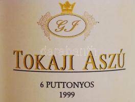 1999 Tokaji Aszú 6 puttonyos édes fehérbor, 500 ml