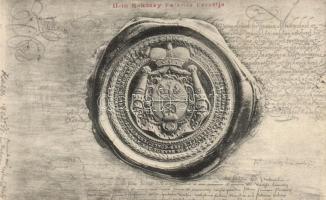 II. Rákóczi Ferenc pecsétje; Nyulászi Béla kiadása, Kassa / Rákóczi's seal