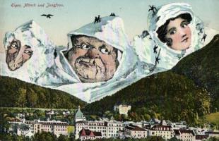 Eiger, Mönch, Jungfrau, humour