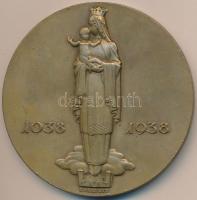 Madarassy Walter (1909-1994) 1938. "Szent István Alba Regia alapítója" nagyméretű Br emlék...