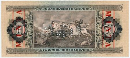 1969. 50Ft "D 000 - 001041" sorozat és sorszámmal illetve piros "MINTA" felülnyo...