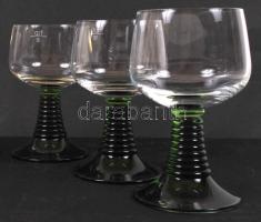 Dekoratív pohár készlet, hibátlan, m:14 cm