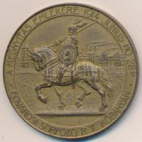 Exner Károly (1850-1919) / S.G.A. (Scheid ezüstáru és éremgyár) 1914. "Véd-Jegy / Fővárosi Sörf...