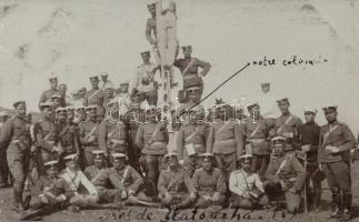 6 db I. világháborús katonai fotólap a balkáni frontról / WWI military, Balkan front - 6 original photo postcards