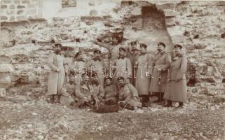 6 db I. világháborús katonai fotólap a balkáni frontról / WWI military, Balkan front - 6 original ph...