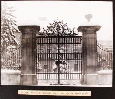 cca 1950 Fazola rácsok 5 db saját gyűjtásű fotó lapokon 23x32 cm