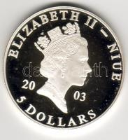 Niue 2003 5$ Ag "Hammurabbi törvényei" T:PP