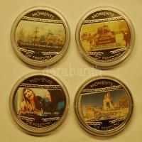 Libéria 2004 10$ (4x) multicolor klf motívumokkal T:PP
