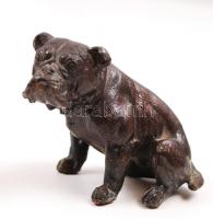 Figyelő buldog, fém, talpazat nélkül, m:5 cm