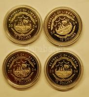 Libéria 2004 10$ (4x) multicolor klf motívumokkal T:PP