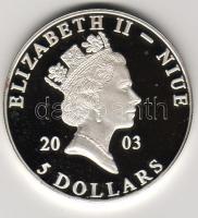 Niue 2004 5$ Ag "Terrakotta kínai katonák" T:PP