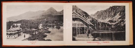 cca 1920 A Magas-Tátra (Die hohe Tátra), leporello 12 képpel /
The High Tatras, leporello, with 12 p...
