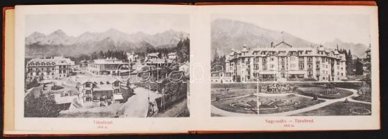 cca 1920 A Magas-Tátra (Die hohe Tátra), leporello 12 képpel /
The High Tatras, leporello, with 12 p...
