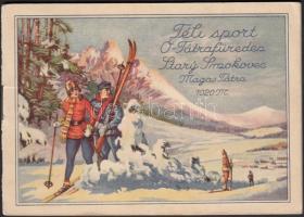 cca 1920 A Magas-Tátra, leporello 12 képpel / The High Tatras, leporello, with 12 pictures