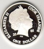 Cook 2005 1$ Ag "Angkor-Kambodzsa" T:PP